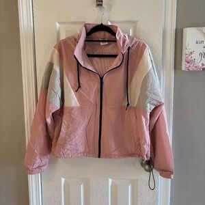 Victoria's Secret PINK Blush Wind Breaker Jacket Sz XS